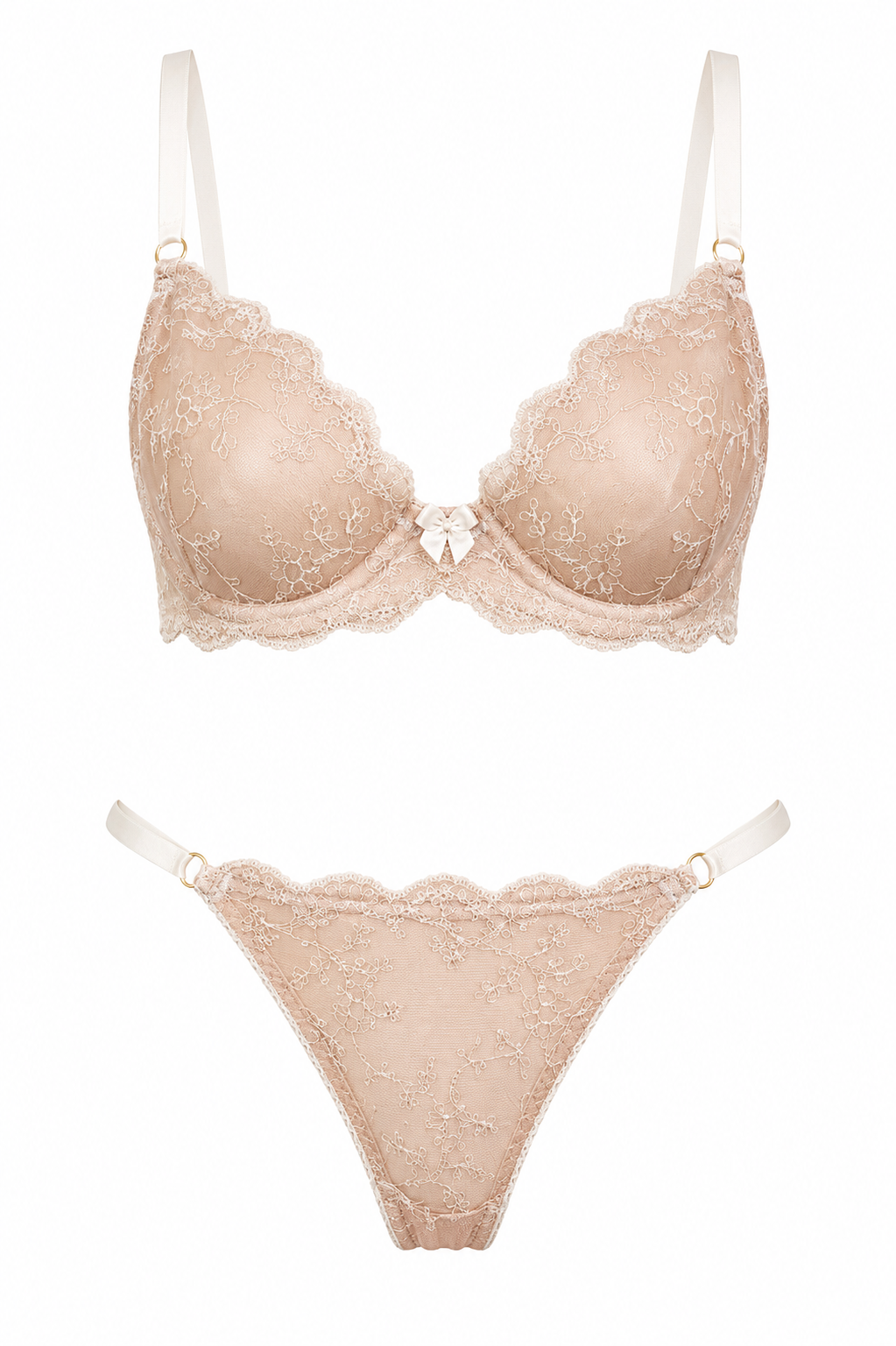 Nude Whisper Mesh-Back Bikini Brief