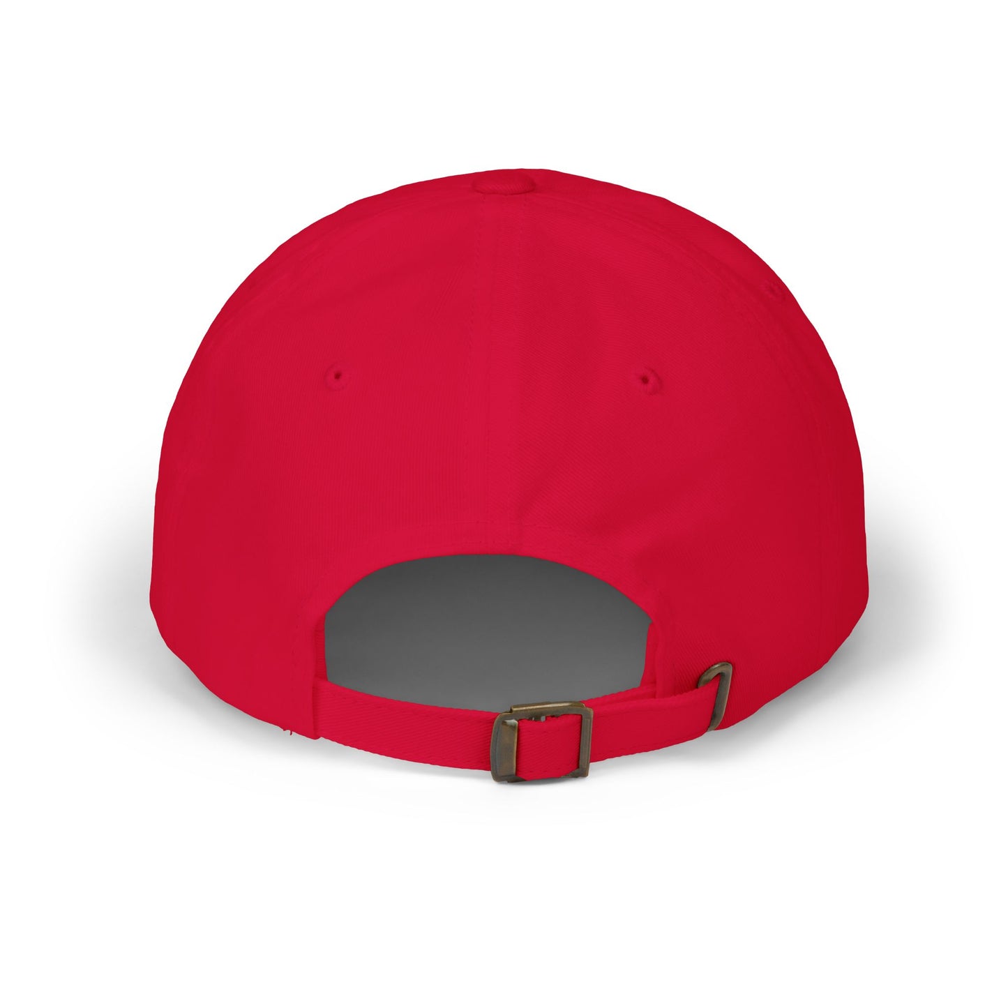 Classic Dad Cap – Minimal White Embroidered Baseball Hat