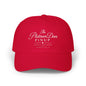 Classic Dad Cap – Minimal White Embroidered Baseball Hat