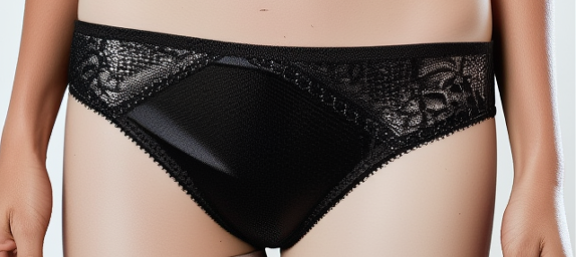 NOIR ARGENT BIKINI BRIEF