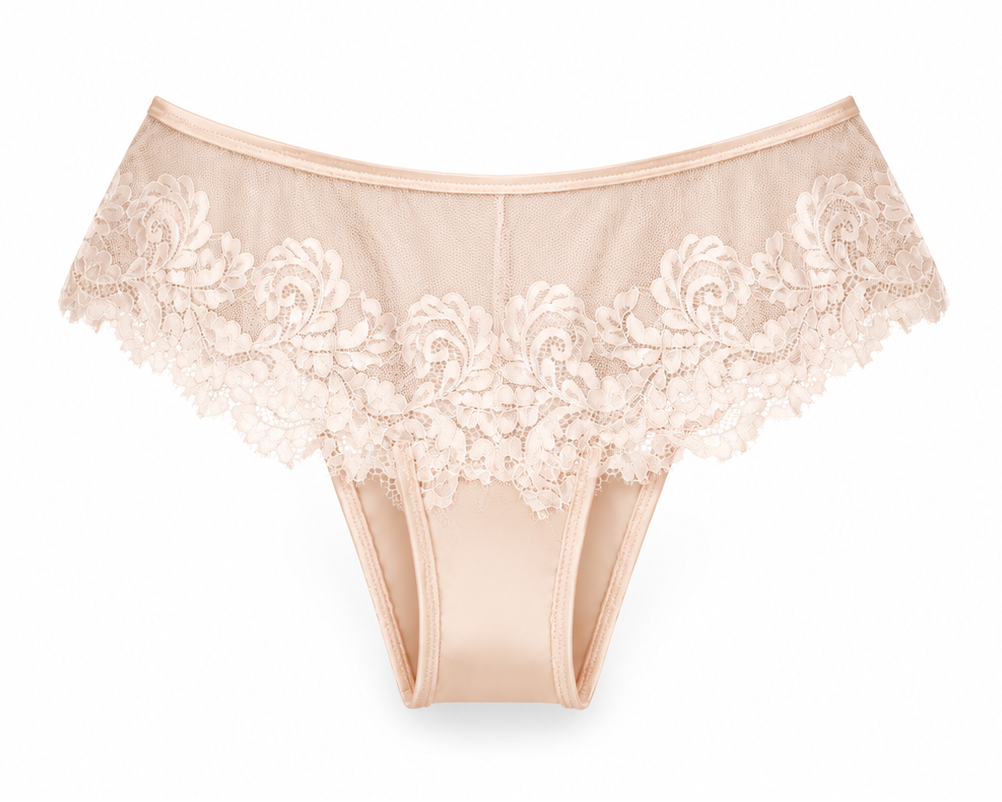 ANGELIQUE WHITE LACE BOYSHORT