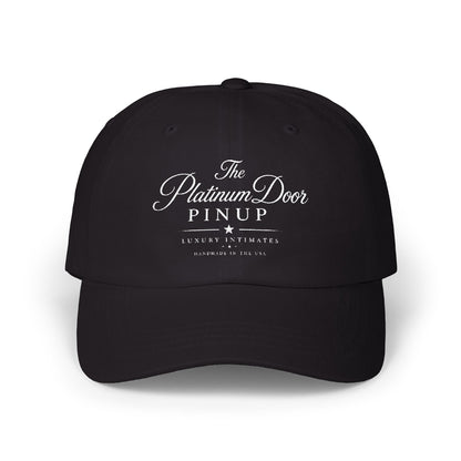 Classic Dad Cap – Minimal White Embroidered Baseball Hat