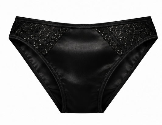 NOIR ARGENT BIKINI BRIEF