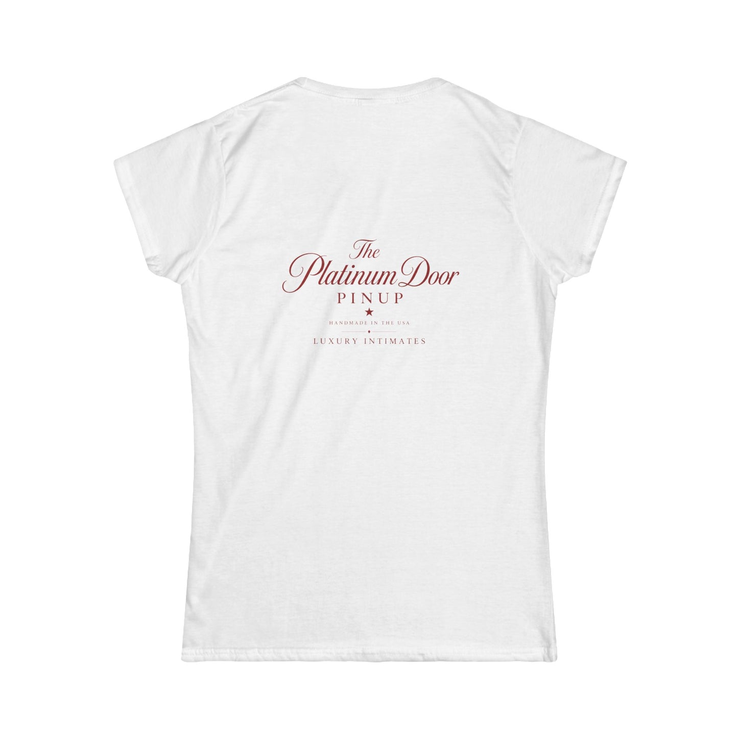 Red Lipstick & Liberty Tee — Vintage Pinup Patriotic Women's T-Shirt