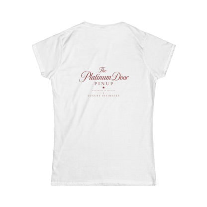 Red Lipstick & Liberty Tee — Vintage Pinup Patriotic Women's T-Shirt