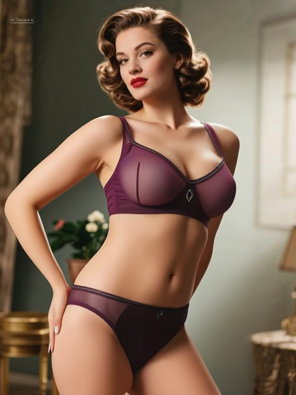 Bordeaux Allure Mesh Bra
