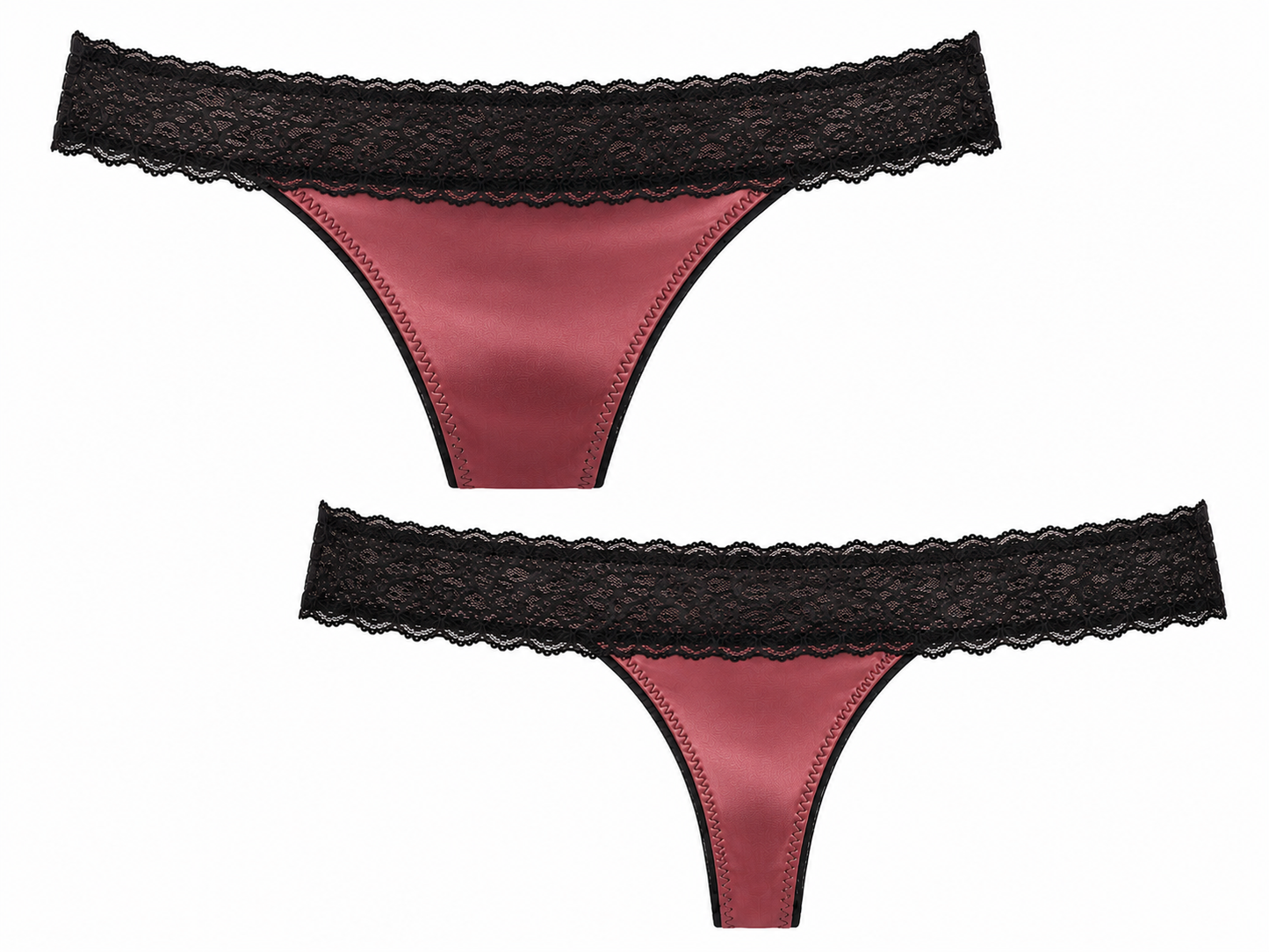 Luxury Satin G-String Thong | Handmade Lace Lingerie