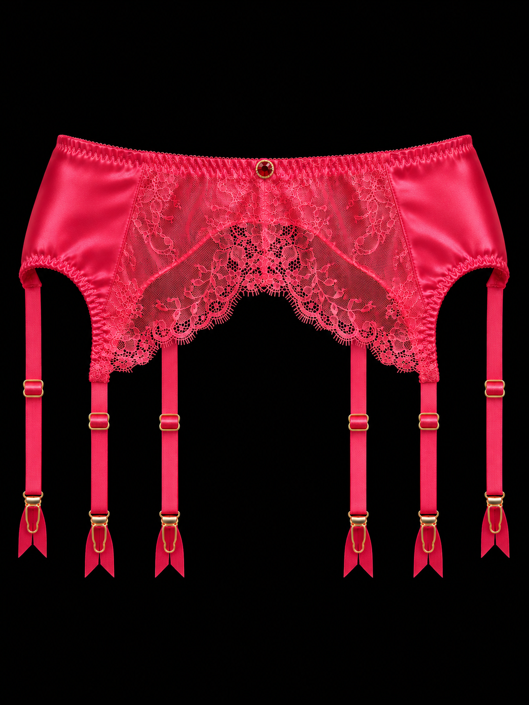 Scarlet Whisper Garter Belt