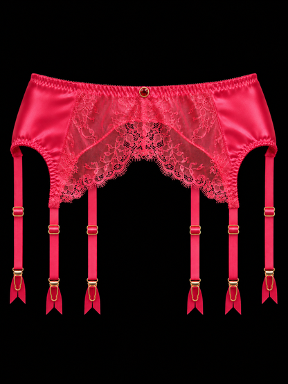 Scarlet Whisper Garter Belt