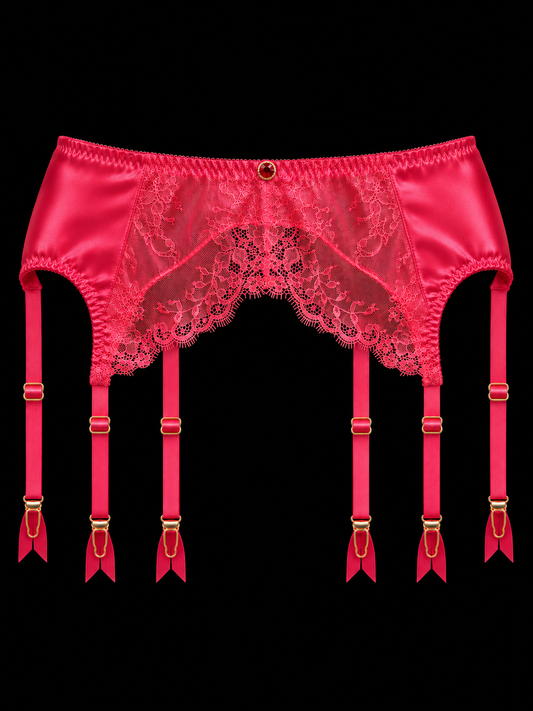 Scarlet Whisper Garter Belt