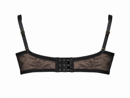 Leopard de Velour Velvet Push Up Bra