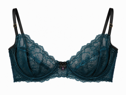 Teal Temptation Lace Bra
