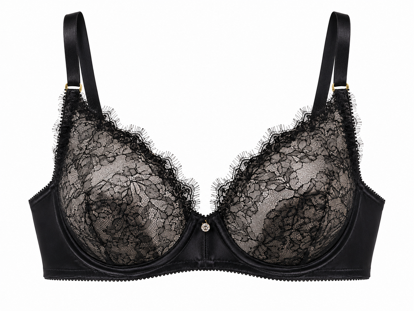 Vintage Noir Supportive Lace Bra