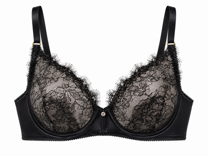 Vintage Noir Supportive Lace Bra