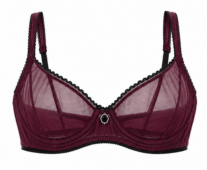 Bordeaux Allure Mesh Pantie