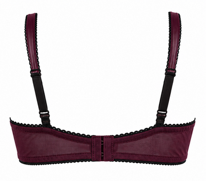 Bordeaux Allure Mesh Bra
