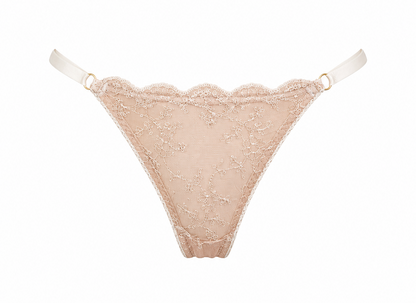 Nude Whisper Mesh-Back Bikini Brief