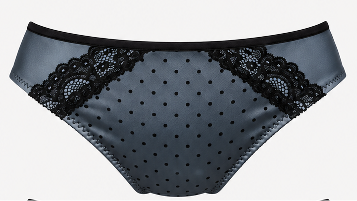 LINDA ROSE SATIN BIKINI BRIEF